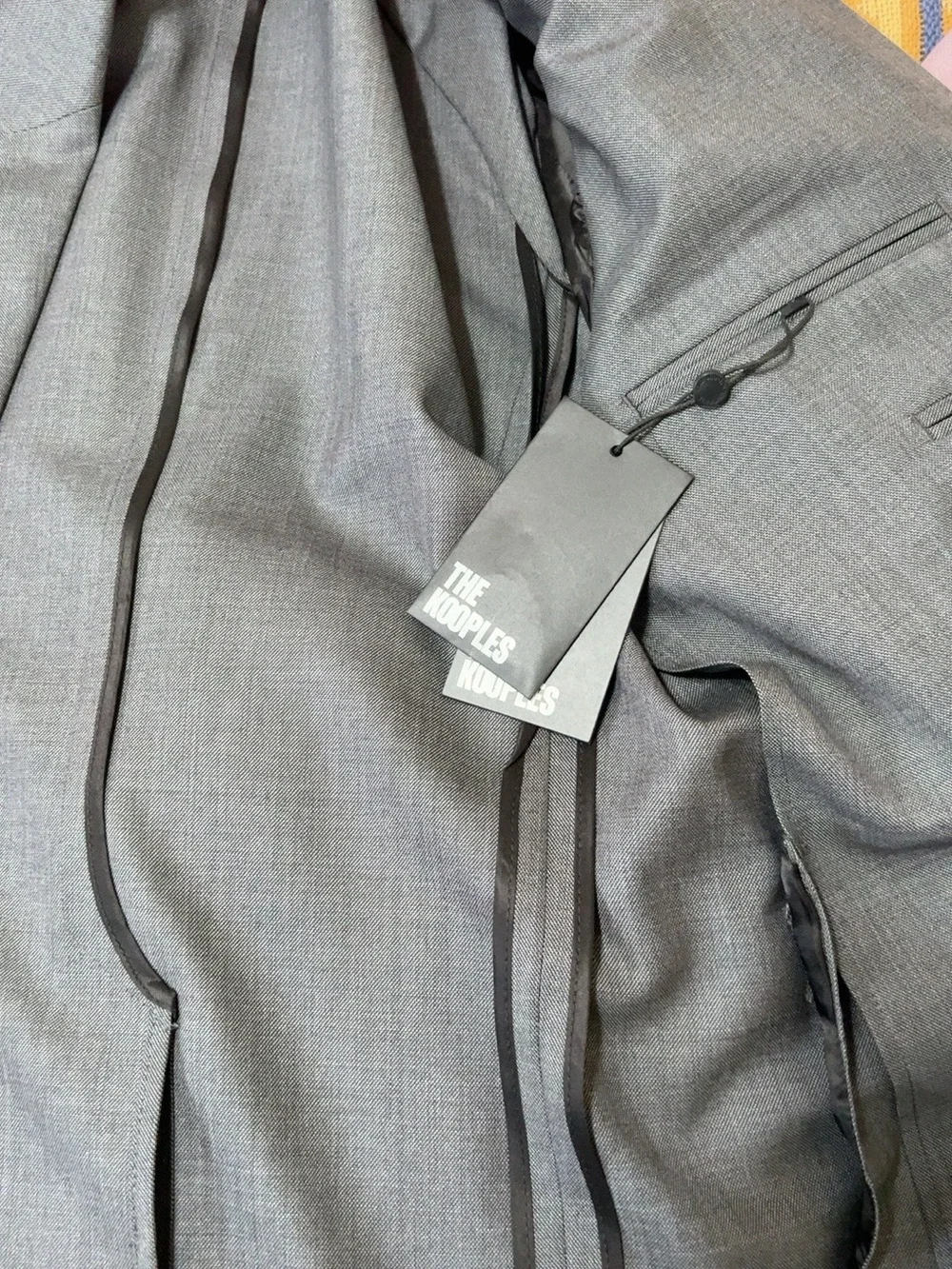 NWT The Kooples Gray Men’s Tailored Blazer EU 46 $570 MSRP